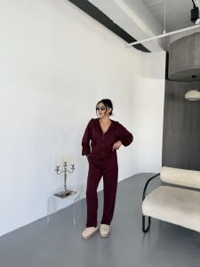 Oysho Fermuarlı Takım S - bordo