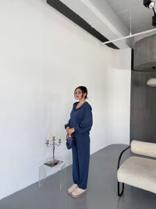 Oysho Fermuarlı Takım M - lacivert