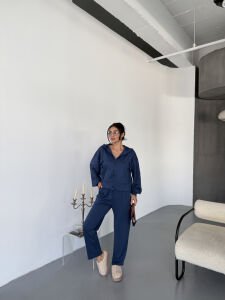 Oysho Fermuarlı Takım L - lacivert