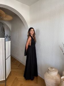 252-6023 Elbise M - siyah